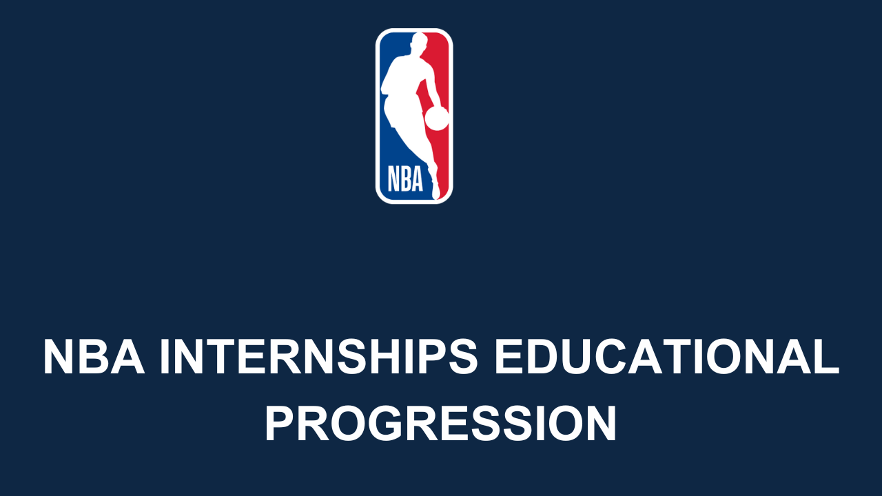 NBA Internships 2024 Student Educational Progression Careers Field