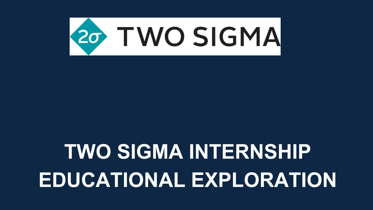 Two Sigma Internship 2024 Insight Acquisition Careers Field