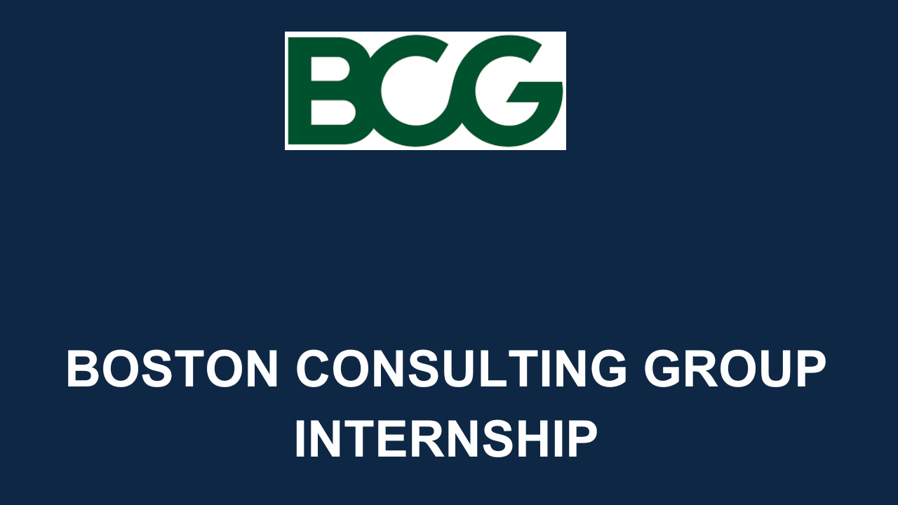 BCG Internship 2024 Boston Consulting Group Careers Field