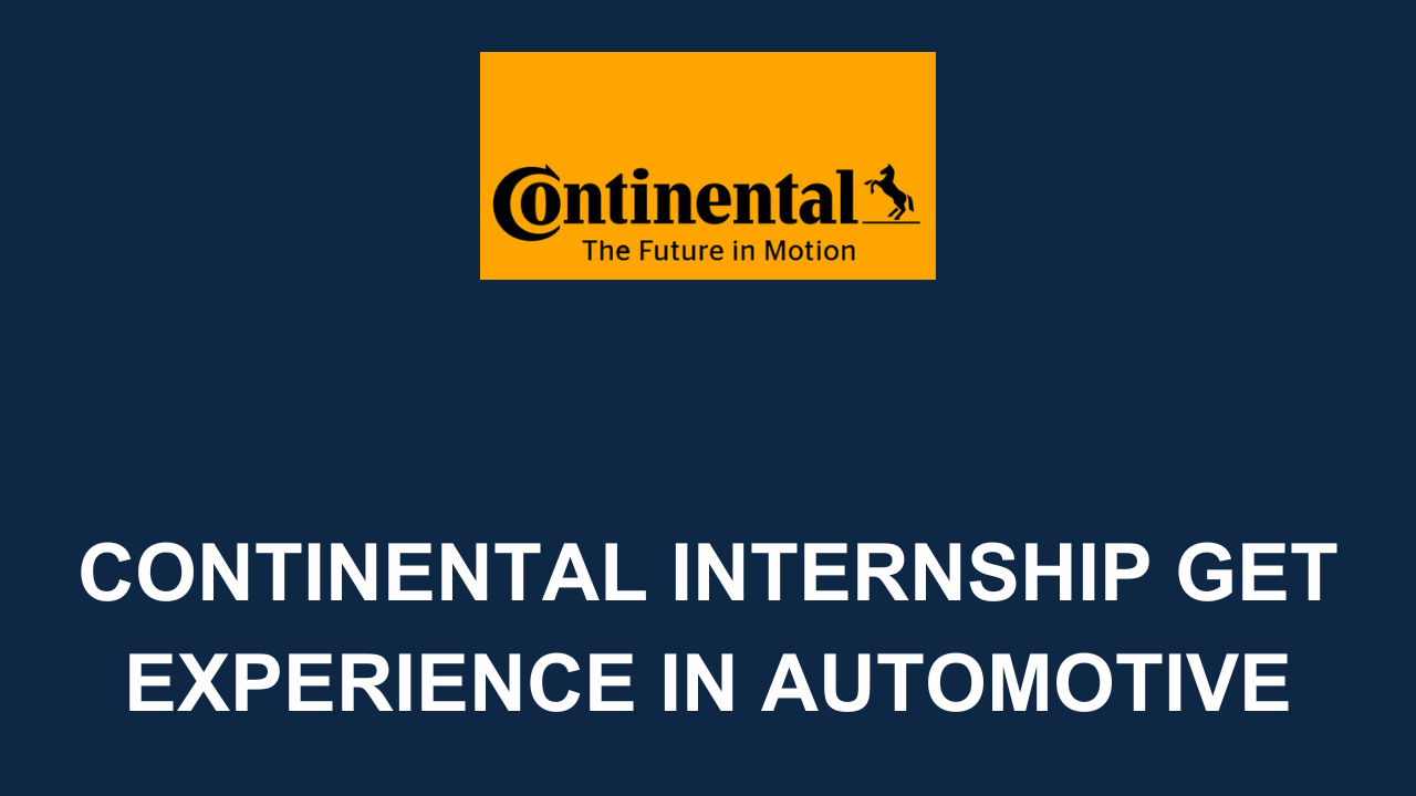 Continental Internships