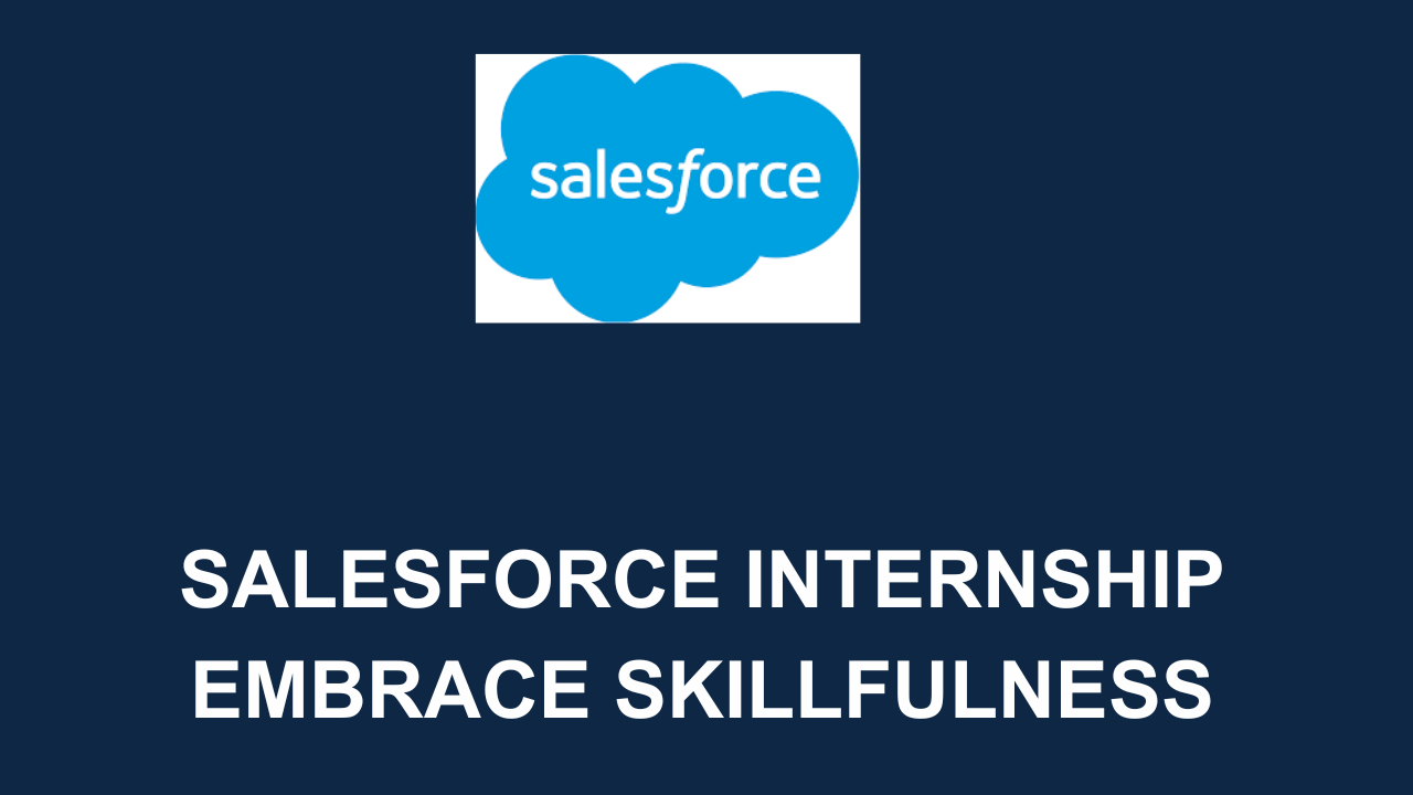 Salesforce Internship In 2024 Get Experience Careers Field