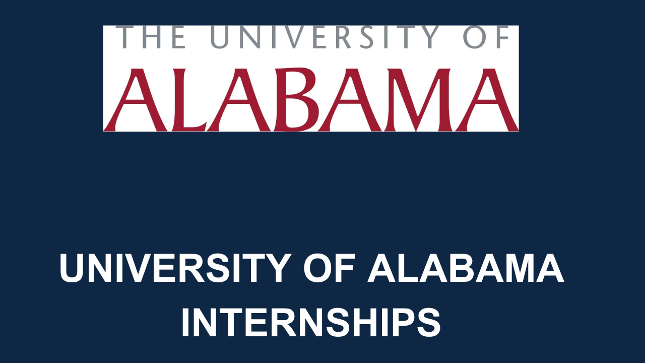 University Of Alabama Internships