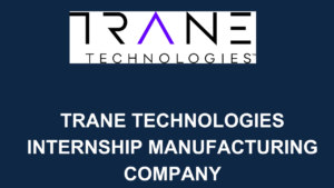 Trane Technologies Internship